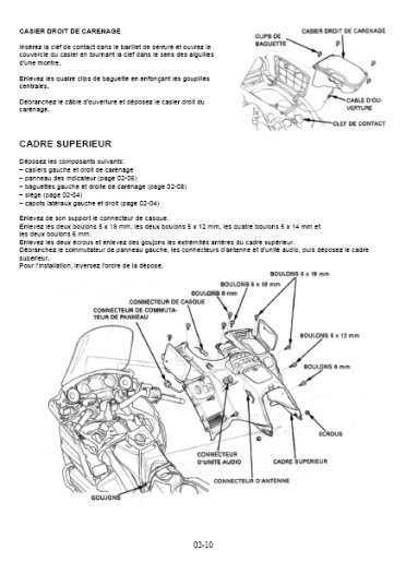 Honda GL 1800 GoldWing - Français/Anglais