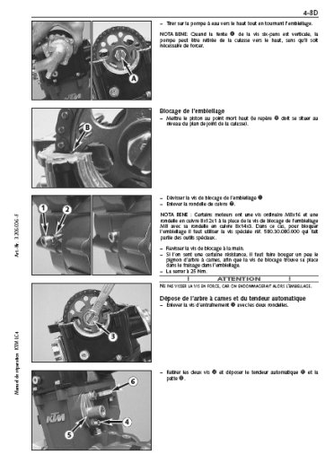 KTM  640 – 660 – 625 - 1998-2005  Français