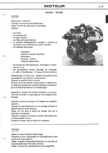 Alpine Renault A310 1600 - 4 cylindres - Français