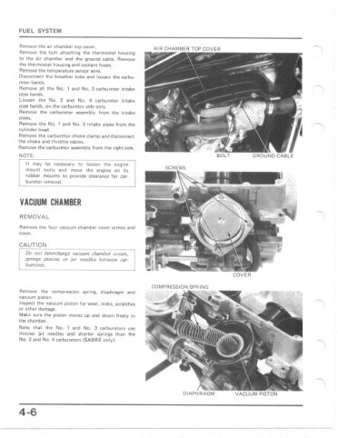 Honda V45 (750 VFS/VFC) -Anglais