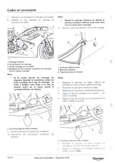 Triumph 675 Daytona - Français