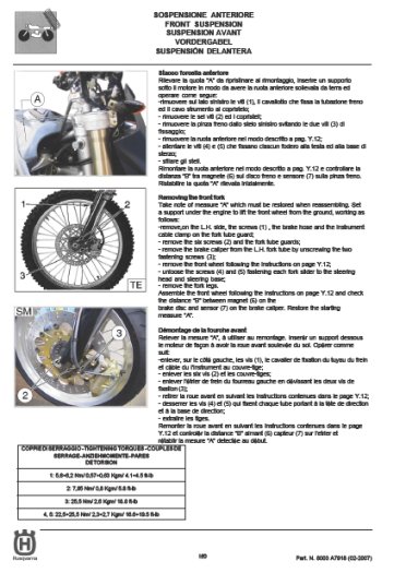 Husqvarna SM 610 - TE 610 I.E. - 2007/2008 - Fr.