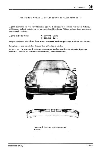 Porsche 911 – 1972-1983 (2.4, 2.7 et 3 litres) – Français