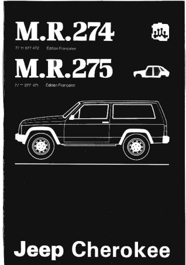 Jeep Cherokee 1985 - Fr.