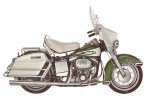 Harley Davidson Electra Glide - Super Glide - 1970-1978