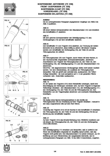 Husqvarna TE-TC-SM-SMR - 250 - 450 - 510 - 2006 - Fr.