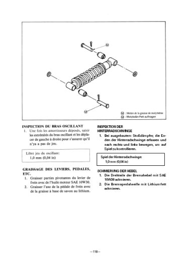 YAMAHA PW 80  - Français