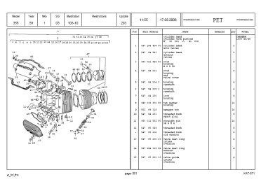 Porsche 356 - 1959 - Parts-Lists