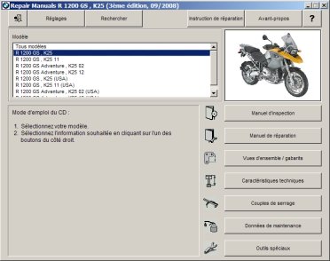 BMW R 1200 GS et R 1200 GS Adventure - 2008-2009 - Français