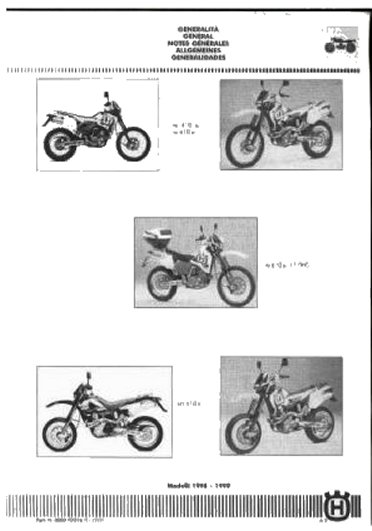 Husqvarna 410 et 610 – 1998 à 2000 - Fr.