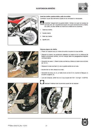 Husqvarna 449 et 511 - 2011 - Fr.