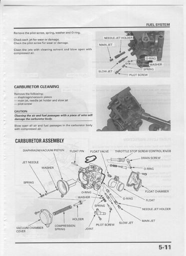 Honda XL125 Varadero Carbus - Anglais