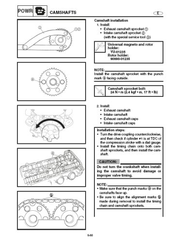 Yamaha VX1100 - 2005-2009 - Anglais